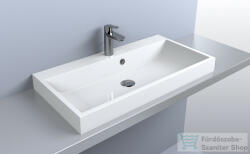 LunArt Atty 900 89, 7x41, 7 cm-es beépíthető öntöttmárvány mosdó, fényes fehér 5999123005755 (5999123005755)