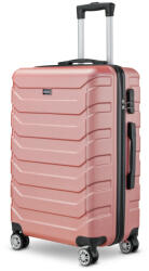 BeComfort L03-R-75, ABS, guruló, rosegold bőrönd 75 cm