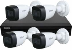 Rovision Kit supraveghere basic 4 camere 5MP, IR 30m, lentila fixa 2.8mm, DVR 4 canale, inteligenta artificiala SafetyGuard Surveillance