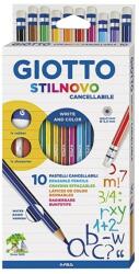 GIOTTO Színes ceruza GIOTTO hegyezővel, radírral 10 db/készlet - papiriroszerplaza