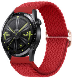 BSTRAP Elastic Nylon szíj Huawei Watch GT2 42mm, red (SSG024C0507)