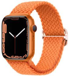 BSTRAP Elastic Nylon szíj Apple Watch 38/40/41mm, orange (SAP013C09)