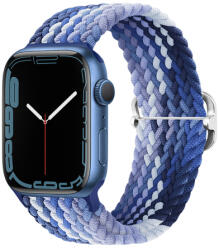 BSTRAP Elastic Nylon szíj Apple Watch 42/44/45mm, blueberry (SAP013C43)