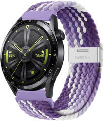 BSTRAP Elastic Nylon 2 szíj Huawei Watch GT/GT2 46mm, grape (SSG027C1003)