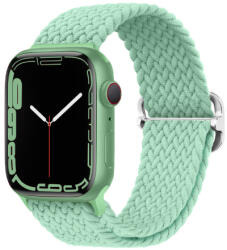 BSTRAP Elastic Nylon szíj Apple Watch 42/44/45mm, pistachio (SAP013C36)