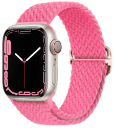 BSTRAP Elastic Nylon szíj Apple Watch 42/44/45mm, starlight pink (SAP013C49)
