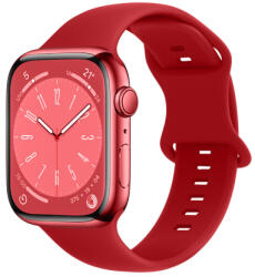BSTRAP Smooth Silicone szíj Apple Watch 38/40/41mm, red (SAP014C03)