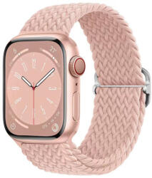 BSTRAP Elastic Nylon szíj Apple Watch 38/40/41mm, creamy pink (SAP013C24)