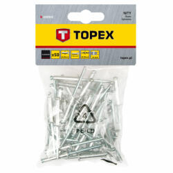 Topex popszegecs 4.8x12 (50db/csomag) (T43E503)