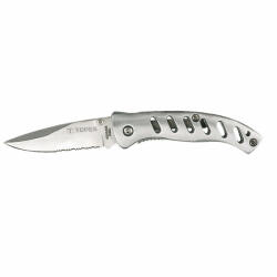 TOPEX összecsukható kés retesszel, 8cm penge, teljes 185mm (T98Z105)