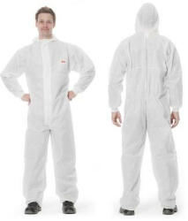 3M 4545 egyszerhasználatos védőruha, fehér, CE III cat. S-4XL méret XXL