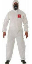 Ansell WH25W Microguard 00111 2500 STD fehér overáll kapucnival, Tip: 4-5-6 B XXL