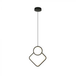 V-TAC LED Függeszték lámpa 12W - fekete - 4000K - 14999 (14999)
