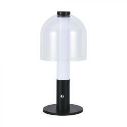V-TAC 2W LED Tölthető Asztali lámpa - 1800mAh átlátszó búrával - 7988 - b-led