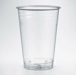 Lebomló hidegitalos pohár, PLA, 500ml, szintjelöléssel | 50 db/csomag