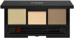 Mia Makeup Paletă pentru sprâncene - Mia Makeup Set & Define Eyebrow Palette Taupe