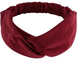 MAKEUP Bentiță din tricotaj, bordo Knit Twist - MAKEUP Hair Accessories