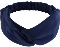 MAKEUP Bentiță din tricotaj, albastru-închis Knit Twist - MAKEUP Hair Accessories