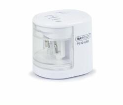 Rapesco Ascuțitoare electrică Rapesco PS12 alba dublă pentru creioane 6-12 mm (RP-1448)