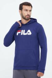 Fila felső sötétkék, férfi, nyomott mintás, kapucnis - sötétkék L
