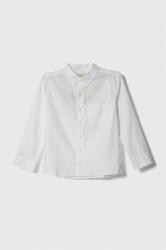 Abercrombie & Fitch gyerek ing pamutból fehér - fehér 110-120