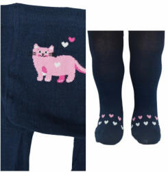  Yo! Baby pamut harisnyanadrág lány (68-74) - kék cica