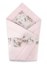 Baby Shop megkötős pólyatakaró 75x75cm - Kis balerina rózsaszín - babastar