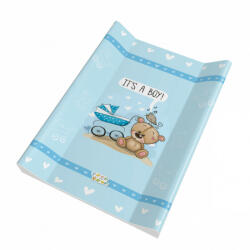  Babastar puha 2 ékes pelenkázó lap 50*70 cm - it's a boy ! maci babakocsi kék