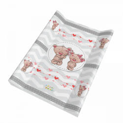  Babastar puha 2 ékes pelenkázó lap 50*70 cm - macipár szürke