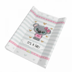  Babastar merev pelenkázó lap 50*70 cm - It's a girl ! koala szürke