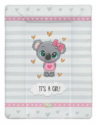  Babastar puha pelenkázó lap 50*70 cm - It's a girl ! koala szürke
