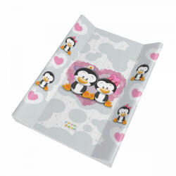  Babastar merev pelenkázó lap 50*80 cm - Pingvinek szürke