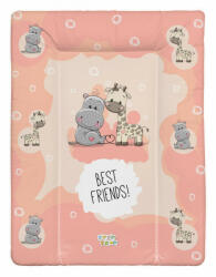  Babastar puha pelenkázó lap 50*70 cm - Best friend's ! barack