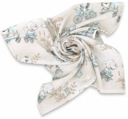  Mintás textil pelenka 1db-os 70X80 cm - Happy Zoo - babastar