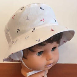  Minimanó nyári halász sapka (34) - színes horgony