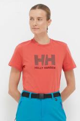 Helly Hansen pamut póló fehér - piros S