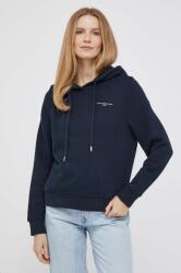 Tommy Hilfiger felső sötétkék, női, sima, kapucnis - sötétkék S - answear - 55 990 Ft
