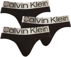 Calvin Klein 3PACK Fekete Calvin Klein férfi slip alsónadrág (NB3129A-7V1) S