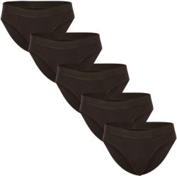 Nedeto 5PACK férfi slipek Nedeto fekete (5NDTS001) XXL