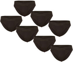 Nedeto 7PACK férfi slipek Nedeto fekete (7NDTS001) M