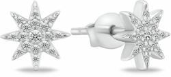 Brilio Silver Cercei strălucitori din argint stele EA108W
