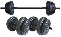 FitTronic Set haltera si gantere FitTronic 85 kg GR85
