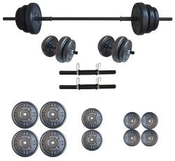 FitTronic Set haltera si gantere FitTronic 55 kg GR55