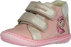 Szamos 1697-504110 19 rózsaszín/ezüst 2tépős cipő
