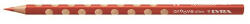  Színes ceruza LYRA Groove Slim háromszögletű vékony piros