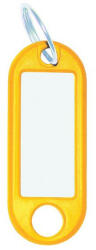 Kulcsjelölő biléta WEDO 10db-os sárga