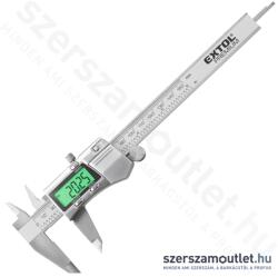 Extol Digitális tolómérő, háttérvilágítás, rozsdamentes acél, 0, 01x150mm (8825226) (8825226)