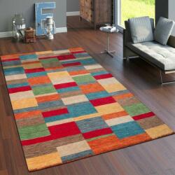  Indiai gyapjú kockás szőnyeg Többszínű 01, 160×230-as méretben (47899)
