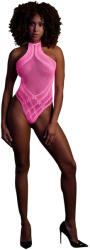 Ouch! Glow in the Dark Body with Halter Neck Neon Pink XL-4XL