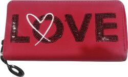  Дамски портфейл метален цип love 19 х 10 х 2 см 7319